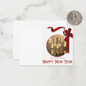 Carte De Correspondance Bonne année (Devant/Arrière en situation)