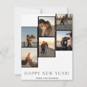 Carte De Correspondance Bonne année de la part des Browns Card (Devant)