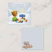 Carte De Correspondance Bonne Hanoukka (Devant / Derrière)
