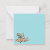 Carte De Correspondance Bonne Hanoukka (Dos)