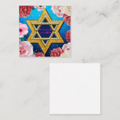 Carte De Correspondance Bonne Hanoukka (Devant / Derrière)