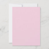 Carte De Correspondance Bordure Art Nouveau rose (Dos)