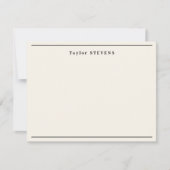 Carte De Correspondance Bordure d'ivoire (Devant)