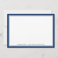 Bordures de la marine Stationery immobilier person