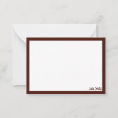 Carte De Correspondance Botanique d'automne moderne (Devant)