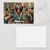 Carte De Correspondance Botticelli - La descente du Saint-Esprit (Devant / Derrière)