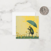 Carte De Correspondance Bouddles & Playtime : Beetle Adventures (Devant/Arrière en situation)