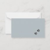 Carte De Correspondance Bouledogue français deux amis French Bulldog (Dos)