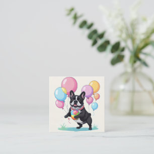 Carte De Correspondance Bouledogue français jour heureux Bulldogue françai