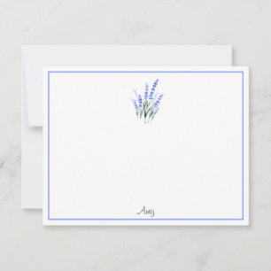 Carte De Correspondance Bouquet de lavande aquarelle