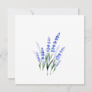 Carte De Correspondance Bouquet de lavande aquarelle