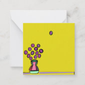 CARTE DE CORRESPONDANCE BOUQUET PURPLE (Devant)