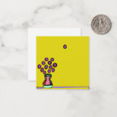 CARTE DE CORRESPONDANCE BOUQUET PURPLE (Devant/Arrière en situation)