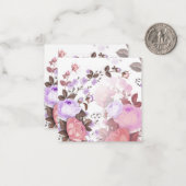 Carte De Correspondance Bouquets de Roses 5 (Devant/Arrière en situation)