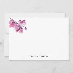 Carte De Correspondance Bouteille d'aquarelle en plum