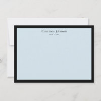 Boutique de Luxe Minimaliste Élégant Noir/Bleu