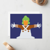 Carte De Correspondance Bras de Oompa Loompa tendus (Devant/Arrière en situation)