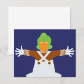 Carte De Correspondance Bras de Oompa Loompa tendus (Devant / Derrière)