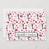 Carte De Correspondance Bride & Groom Wedding Note Card (Devant)