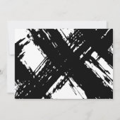 Carte De Correspondance Brosse à brosse noire moderne (Dos)