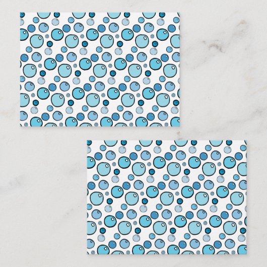 Carte De Correspondance Bubbles (Devant / Derrière)