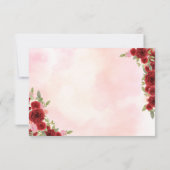 Carte De Correspondance Budget Burgundy Princesse Quinceañera Enregistrer  (Dos)