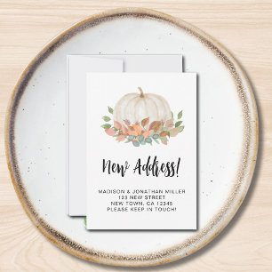 Carte De Correspondance Budget Citrouille Automne Automne Moteur Faire-par