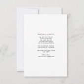 Carte De Correspondance BUDGET Cute Minimal Nous avons déplacé une nouvell (Dos)