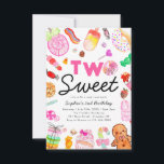 Carte De Correspondance Budget DEUX sucreries SWEET Land Kid Candyland Ann<br><div class="desc">Mignonne DEUX SWEET Candy Land Enfants Candyland Anniversaire Invitation</div>