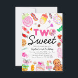 Carte De Correspondance Budget DEUX sucreries SWEET Land Kid Candyland Ann<br><div class="desc">Mignonne DEUX SWEET Candy Land Enfants Candyland Anniversaire Invitation</div>