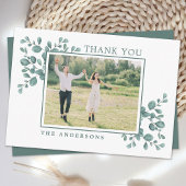 Carte De Correspondance Budget Eucalyptus Merci photo Mariage