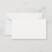 Carte De Correspondance Budget Eucalyptus quitter verdure Mariage RSVP car (Dos)