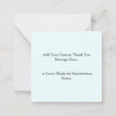 Carte De Correspondance Budget Merci du petit Baby shower Panda (Dos)