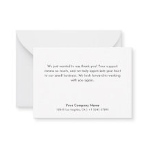 Budget | Merci simple et minimal pour les petites