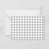 Carte De Correspondance Budget Minimal Silver Snowflake Photo famille (Dos)