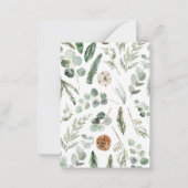 Carte De Correspondance budget minimum photo vacances Noël (Dos)