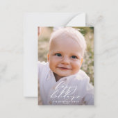 Carte De Correspondance budget minimum photo vacances Noël (Devant)