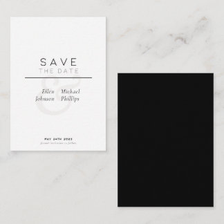 Carte De Correspondance budget moderne minimaliste élégant enregistrer la