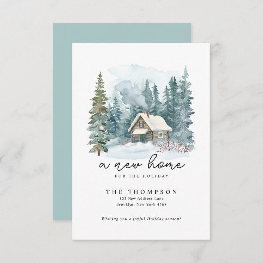 Carte De Correspondance BUDGET Nouveau Accueil Écriture manuscrite Script  (Devant / Derrière)