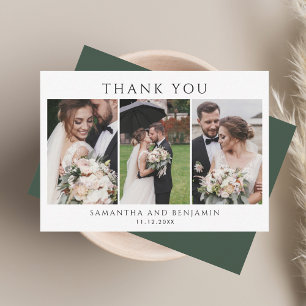 Carte De Correspondance Budget Nouvelles mariées Mariage Photo Collage Mer
