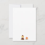 Carte De Correspondance Budget ONE Happy Camper Woods Camping 1er annivers (Dos)