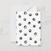 Carte De Correspondance Budget Pink Chien Photo classe Saint-Valentin (Dos)