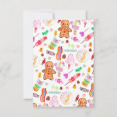 Carte De Correspondance Budget Sweet Celebration Kids Candyland Anniversai (Dos)