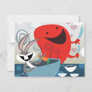 Carte De Correspondance BUGS BUNNY™ & Gossamer Préparation de repas Whimsi