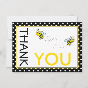 Carte De Correspondance Bumble Bee Thank You Note Card