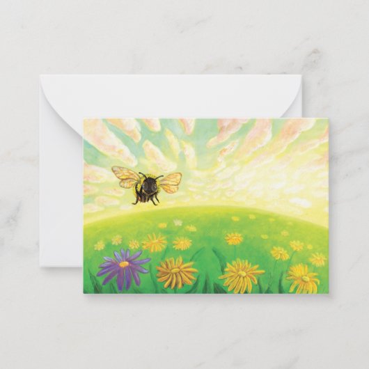 Carte De Correspondance Bumblebee sur l'Horizon (Devant)