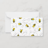 Carte De Correspondance Bumblebee volant Jaune Noir Bumble Bee (Devant)