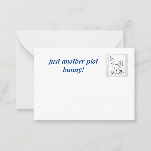 Carte De Correspondance Bunny de terrain par Sommer Hamilton (Devant)