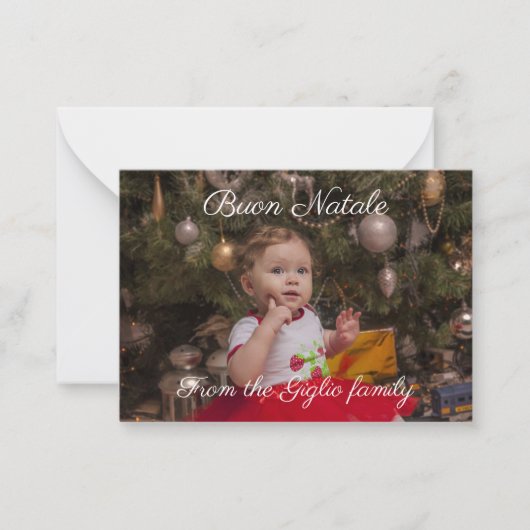 Carte De Correspondance Buon natale (Devant)