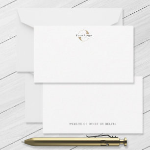 Carte De Correspondance Business Modern Logo Clean Minimal Company White